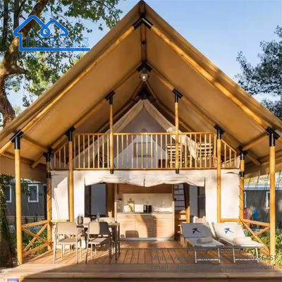 Outdoor Waterproof Large Hotel Safari Tent Luxury Safari With Bathroom