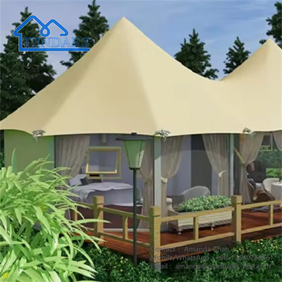 Outdoor Hot Dip Galvanizing Structure Waterproof Camping Hotel Tent For Resort