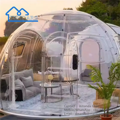 Polycarbonate Dome Tent Transparent Prefab Dome House Tent For Outdoor