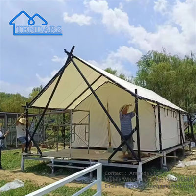 Outdoor House Tent Wind Resistant Waterproof Tarpaulin Luxury Tent For Hotel