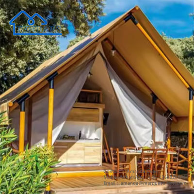 Factory Luxury Waterproof Camping Hotel Accommodation Safari Tent For Outdoor
