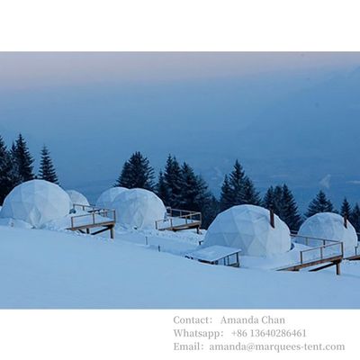 Outdoor Luxury Living Resort Dome Tent Galmping Dome Clear PVC House Garden Tent For Event