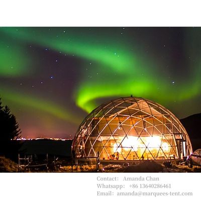 White,Transparent,Custom Good Selling Garden 6M 650G Party Tent Glamping Hotel Tent