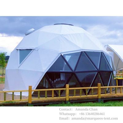 Waterproof And Fireproof Glamping Hotel Dome Tent Geodesic Camping House Resort For Outdoor Events