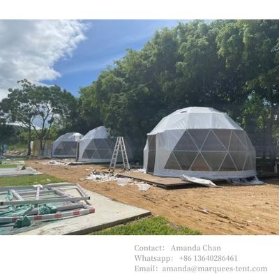 Economical Customized Outdoor Hotel Luxury Dome House Glamping Round Dome Tent For Trade Show