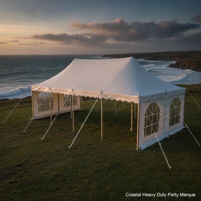 Snow-Load-Tested Expansive Party Marquee Tents Extruded Aluminum Alloy Frame Durable Canopy Structure