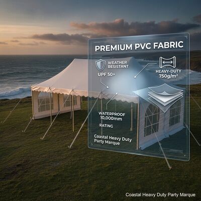Christmas Market Party Marquee Tents A-Frame Waterproof Elegant Oval Design Canopy Structure