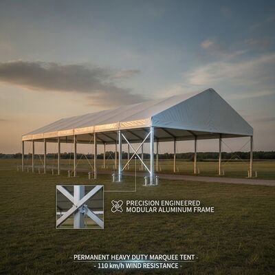 Christmas Market Party Marquee Tents Clear-Span Transparent PVC Roof Canopy Structure