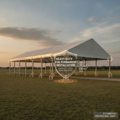 Exhibition Trade Show Party Marquee Tents Clear-Span Transparent PVC Roof Canopy Structure