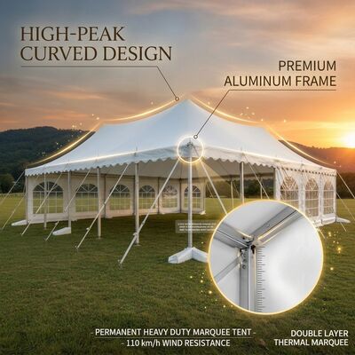 Music-Concert Party Marquee Tents A-Frame Waterproof Double-Decker Two-Story Venue Canopy Structure