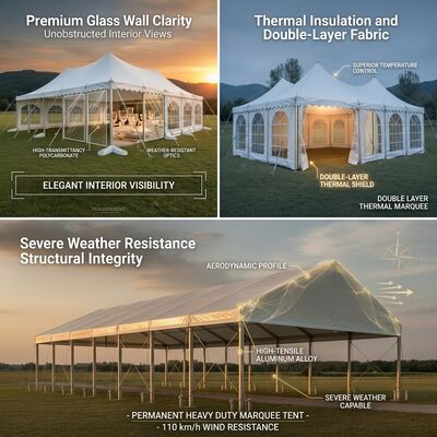 Two-Story Sports Party Marquee Tents A-Frame Waterproof Double-Decker Award Ceremony Canopy Structure