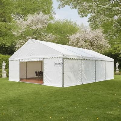 UV Resistant 850gsm PVC Party Marquee Tent Double Coated Fabric Five Year Outdoor European Durability Canopy Structure