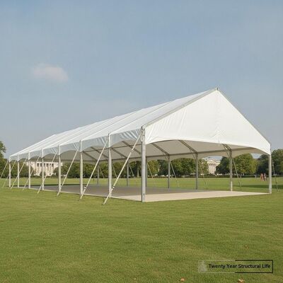 Hard Pressed Extruded 6061 T6 Aluminum Alloy Frame Party Marquee Tent Twenty Year Structural Life European Canopy Structure