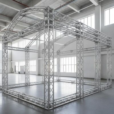 Industrial CNC Precision Event Structure Heavy Aluminum Frame TUV Certified German Trade Fair Exhibition Hall Marquee