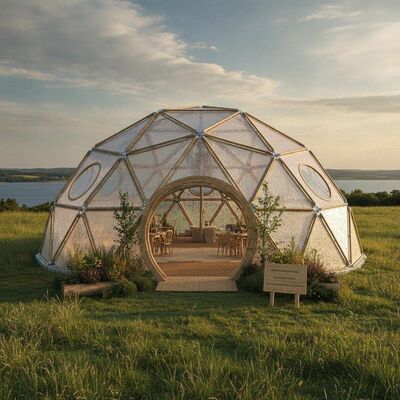 Nordic Sustainable Design Party Marquee Tent Eco Recyclable Materials for Denmark Environmentally Conscious Events