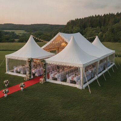 Polish Wedding Celebration Party Marquee Tent Large Banquet Hall Design for Poland Traditional Outdoor Receptions