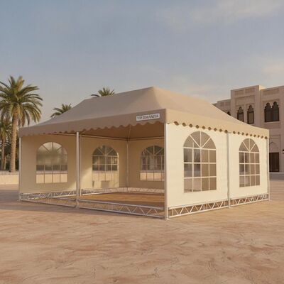 Modular Quick Setup Party Marquee Tent Removable Sidewalls Aluminum Frame for Kuwait VIP Diwaniya Events