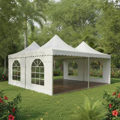 Modular Quick Setup Party Marquee Tent Removable Sidewalls Aluminum Frame for Malaysia Garden Celebrations