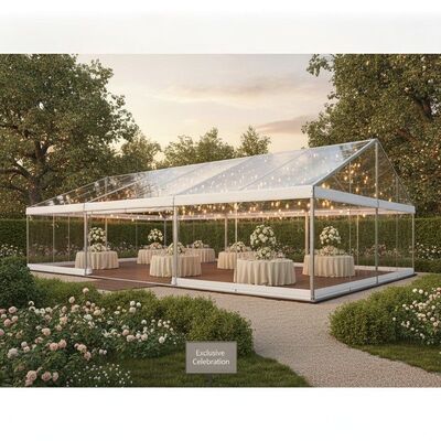 Bespoke Aluminum Frame Party Marquee Tent Custom Size Made for Exclusive Garden Celebration Events