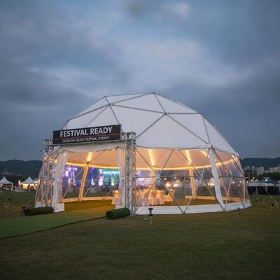 Festival Ready Aluminum Frame Party Marquee Tent Quick Setup Durable for Outdoor Music Festival Events