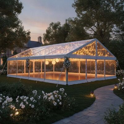 Aluminum Frame Party Marquee Tent LED Lighting Package for Evening Wedding Garden Party