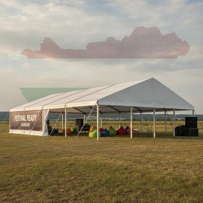 Festival Ready Aluminum Party Marquee Tent Waterproof PVC Roof for Music Festivals Hungary