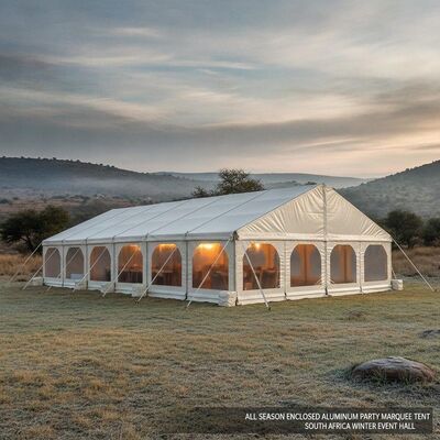 All Season Enclosed Aluminum Party Marquee Tent South Africa Winter Event Hall